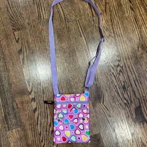 Colorful Heart Pattern Crossbody Bag Purse